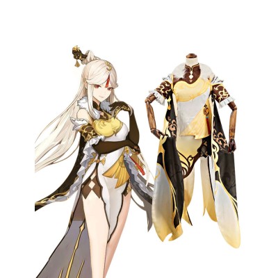Genshin Impact Ning Guang Costumi Cosplay Halloween