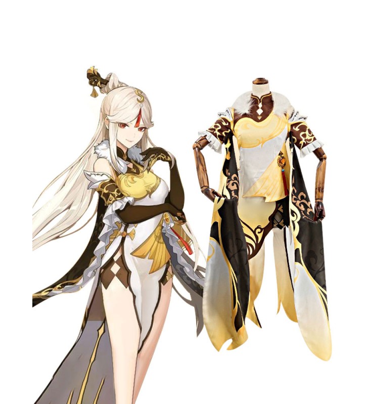 Genshin Impact Ning Guang Costumi Cosplay Halloween