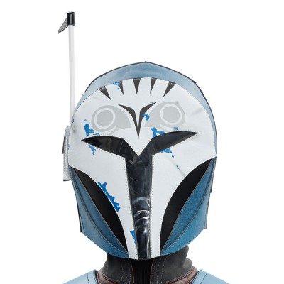 Star Wars The Mandalorian BoKatan Kryze Cosplay Blu Navy Copricapo TV Dramma Puntelli Cosplay