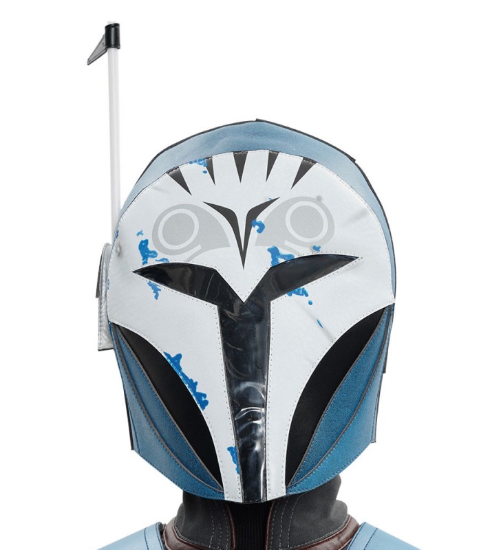 Star Wars The Mandalorian BoKatan Kryze Cosplay Blu Navy Copricapo TV Dramma Puntelli Cosplay