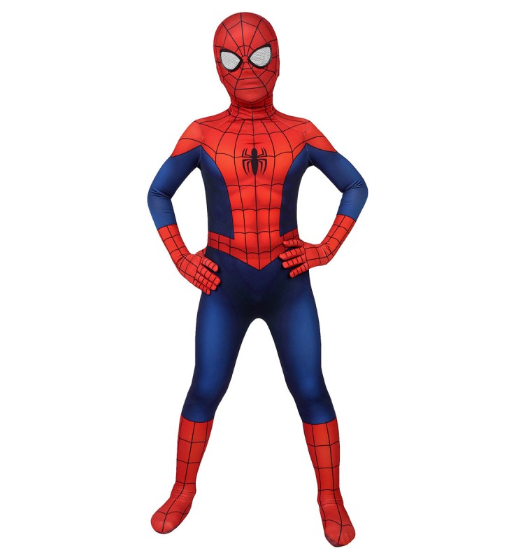 SpiderMan Cosplay Spider Man Lycra Spandex Ture Red Film Marvel Cosplay Comics Carnevale Halloween