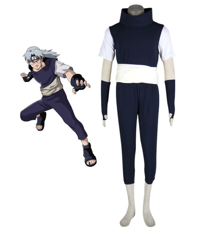 Costume Carnevale Naruto Naruto maglietta con scollo rotondo cintura Halloween