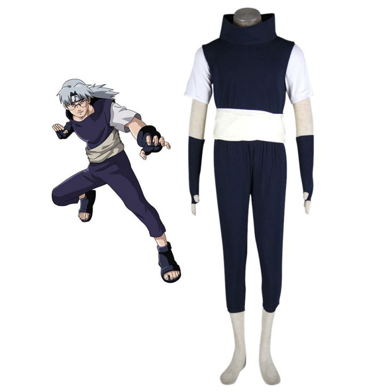 Costume Carnevale Naruto Naruto maglietta con scollo rotondo cintura Halloween