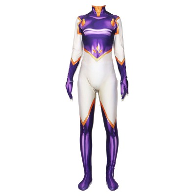 My Hero Academia Cosplay Purple Lycra Spandex Tuta Costumi Cosplay Carnevale Halloween