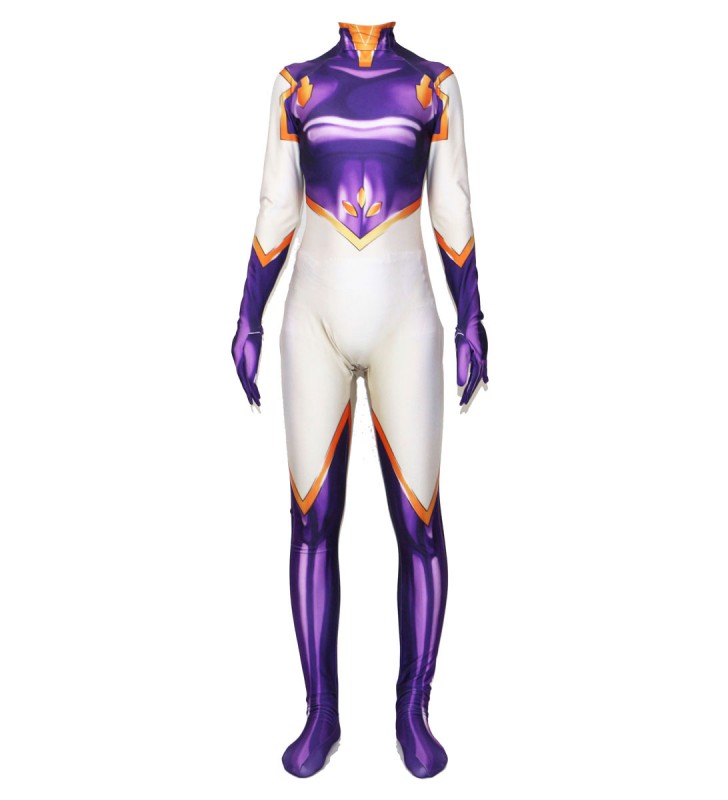 My Hero Academia Cosplay Purple Lycra Spandex Tuta Costumi Cosplay Carnevale Halloween