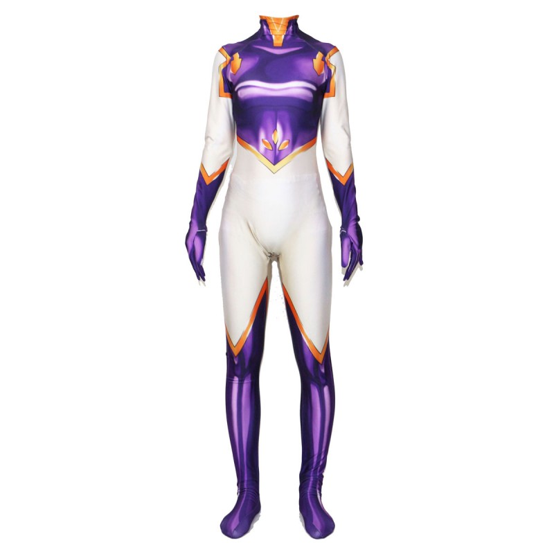 My Hero Academia Cosplay Purple Lycra Spandex Tuta Costumi Cosplay Carnevale Halloween