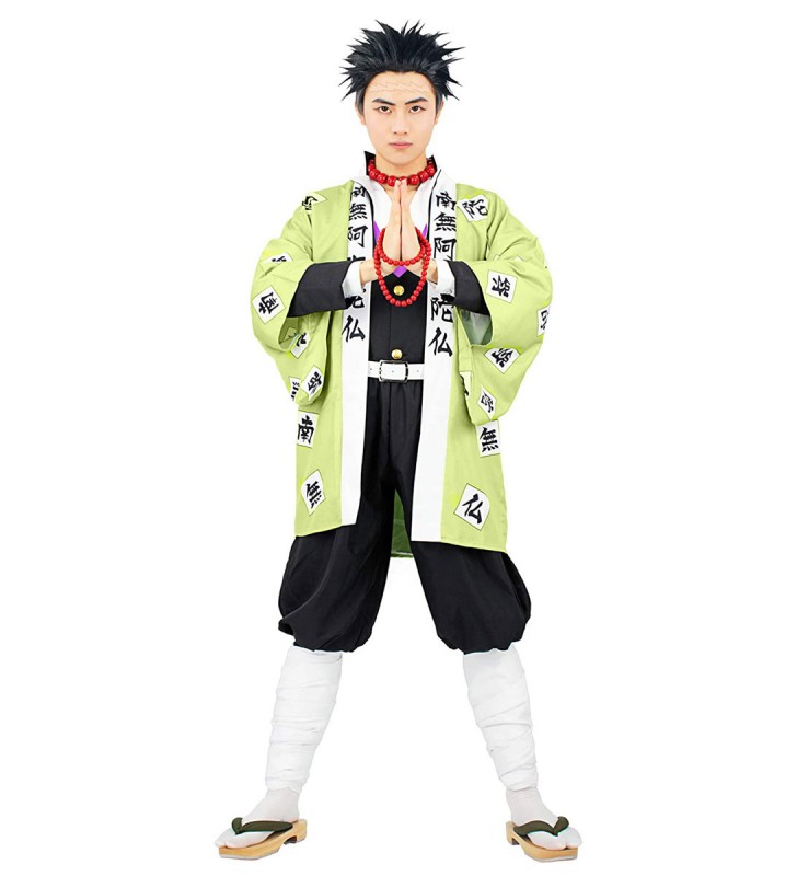 Demon Slayer: Kimetsu No Yaiba Himejima Kyoumei Kimono Solo Anime Costumi Cosplay Halloween