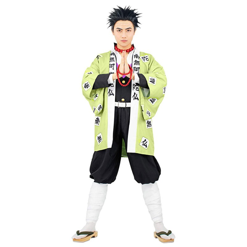 Demon Slayer: Kimetsu No Yaiba Himejima Kyoumei Kimono Solo Anime Costumi Cosplay Halloween