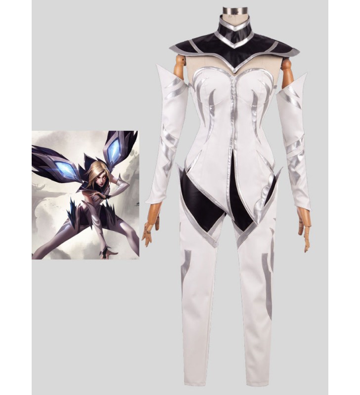 League Of Legends Kaisa Figlia Del Vuoto Bianco LOL IG Champion Gioco Costumi Cosplay Carnevale Halloween