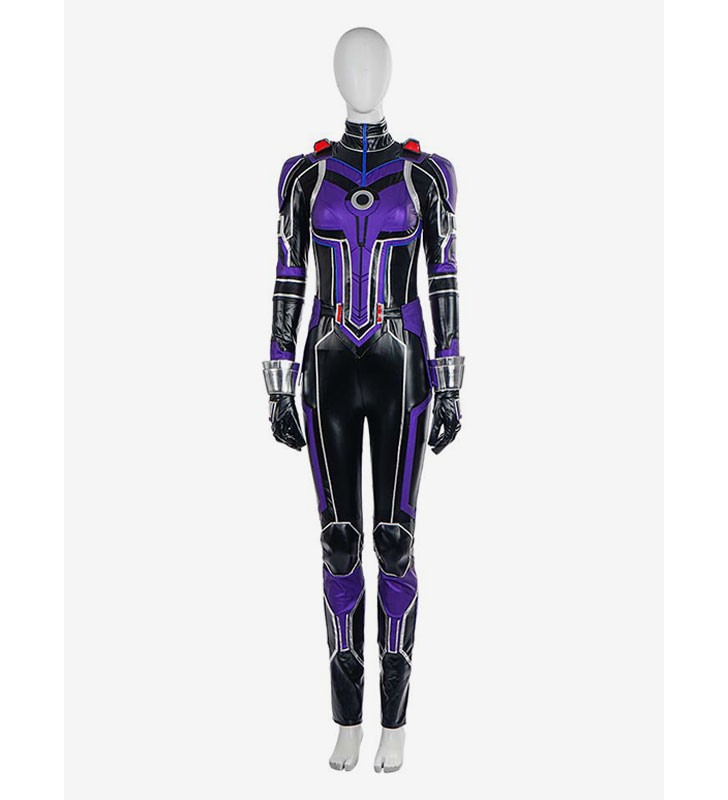 Marvel Comics Cosplay Purple American Comics Greave Catsuit Zentai PU Leather Marvel Comics Halloween
