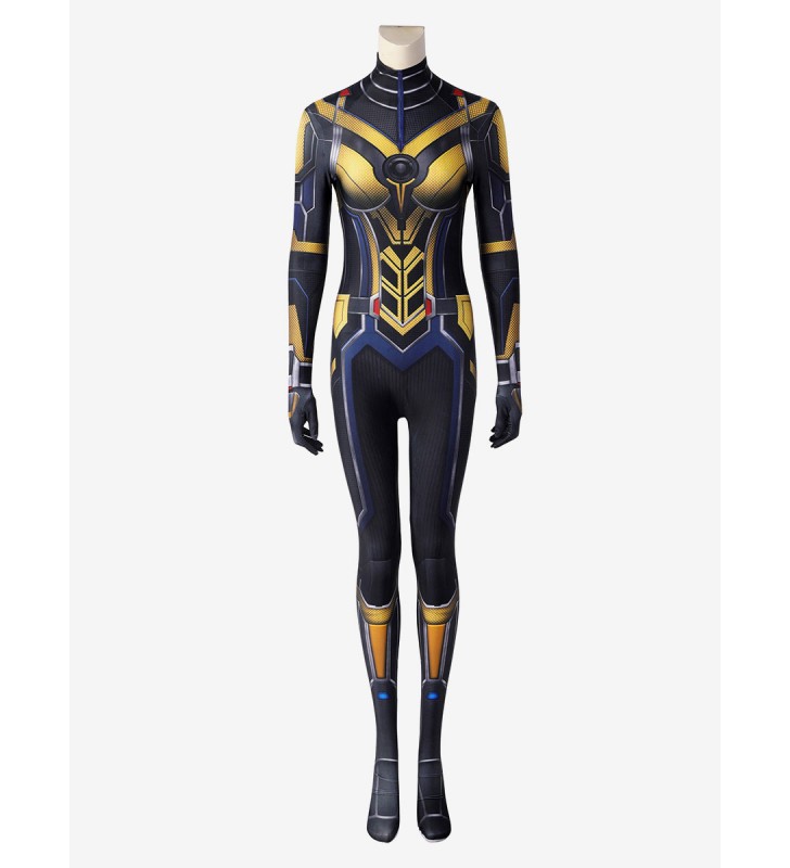Marvel Comics AntMan and the Wasp Quantumania Flim Hope Wasp Cosplay Suit senza maschera Carnevale Halloween