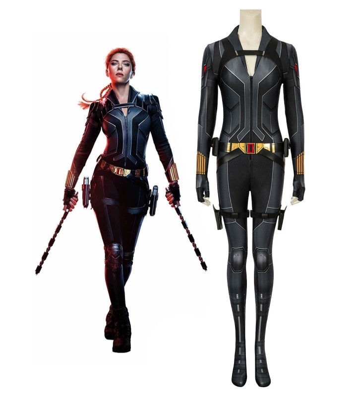 Marvel Comics Black Widow Natasha Romanova Cosplay nero Catsuit Zentai Carnevale Halloween