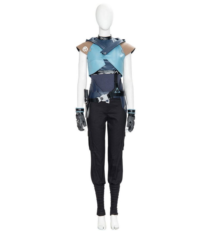 Valorant DUELIST Jett Set Gioco Online Costumi Cosplay Carnevale