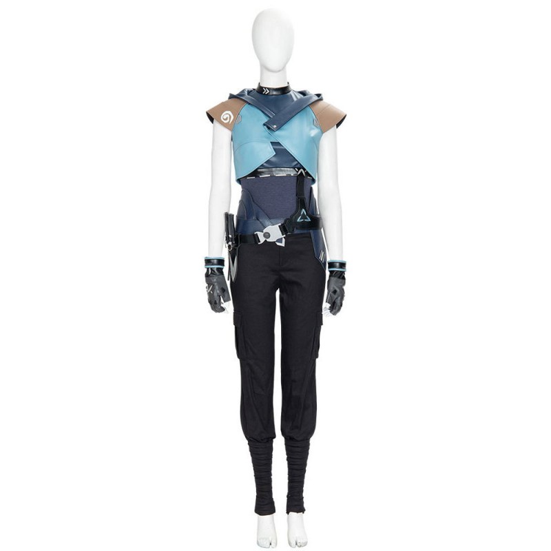Valorant DUELIST Jett Set Gioco Online Costumi Cosplay Carnevale