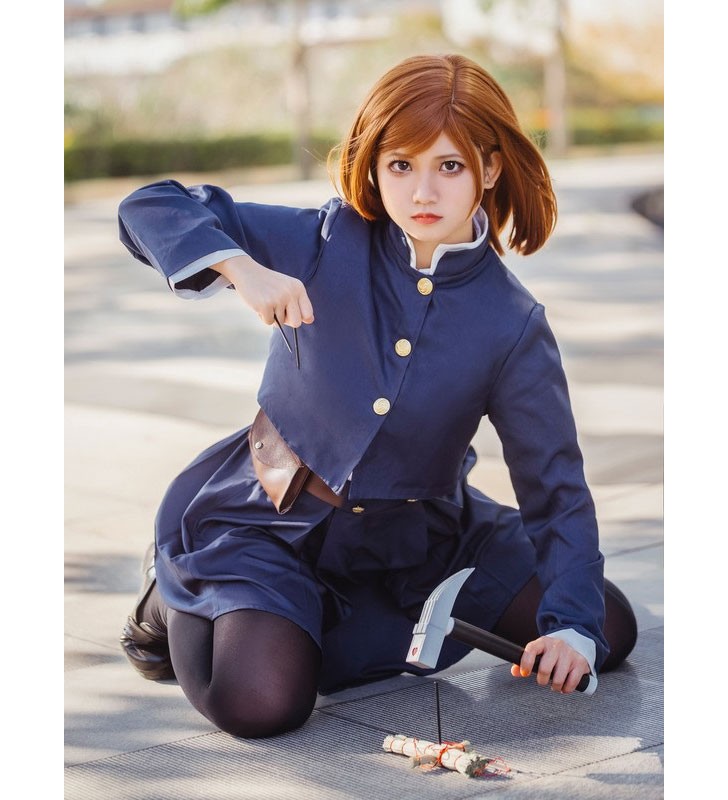 di Jujutsu Kaisen Sorcery Fight Kugisaki Nobara Costumi Cosplay Halloween