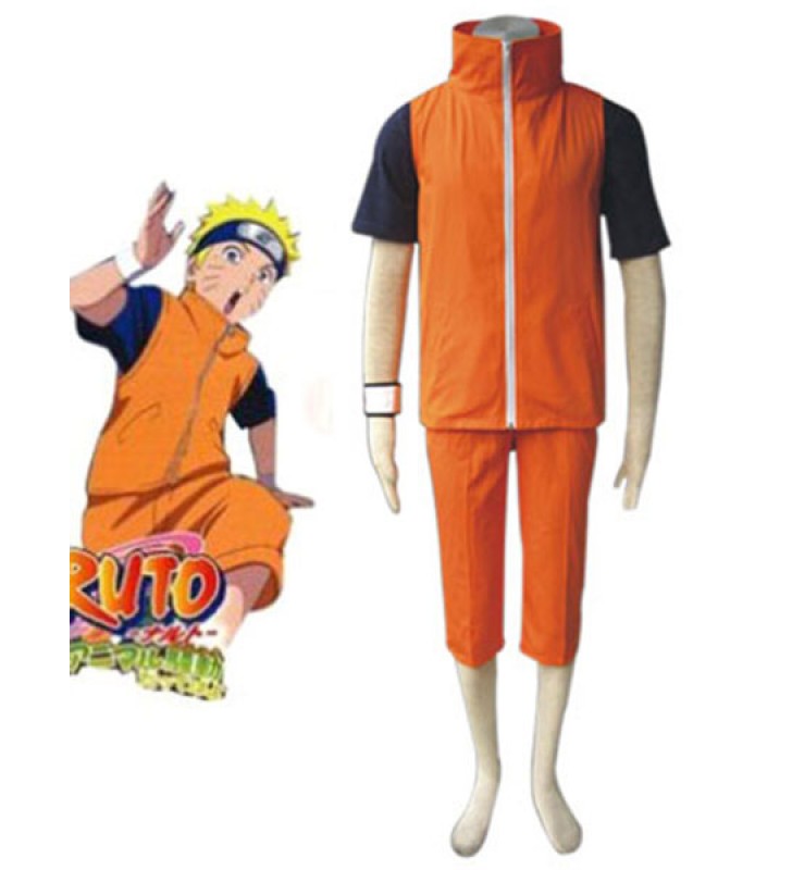 Costume Carnevale Naruto Uzumaki Naruto Shippuden adulti Costumi Cosplay Carnevale Halloween