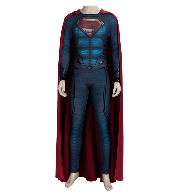 SuperMan: Man Of Steel 2 Adulti Poliestere Tuta Cosplay Superman Costumi Cosplay Carnevale