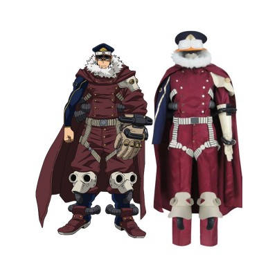 My Hero Academia Cosplay Yoarashi Inasa Borgogna Poliestere Cintura Pauldron Greave Costumi Cosplay Carnevale Halloween