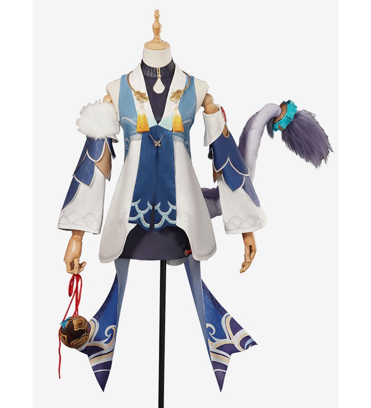 Honkai: Star Rail Gioco Cosplay Bailu Costumi Cosplay senza Zucca Carnevale