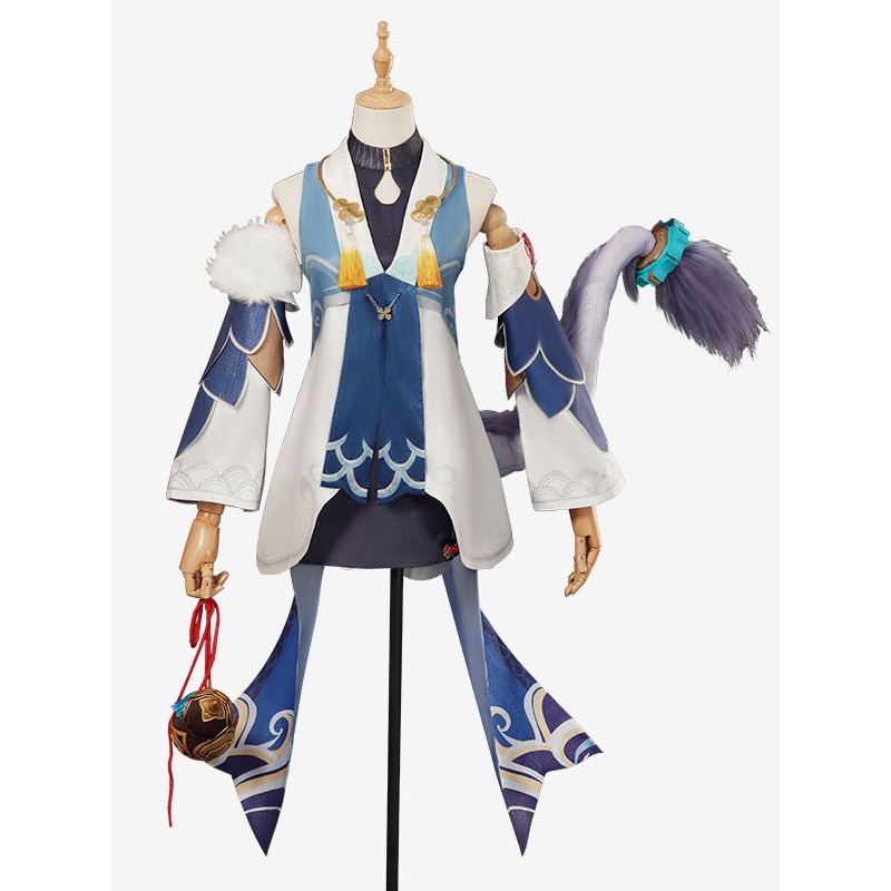 Honkai: Star Rail Gioco Cosplay Bailu Costumi Cosplay senza Zucca Carnevale