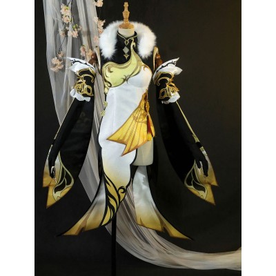 Genshin Impact Ningguang Costumi Cosplay Carnevale Halloween