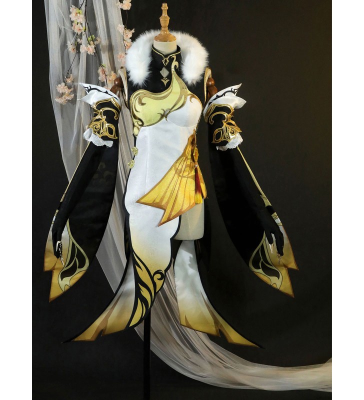 Genshin Impact Ningguang Costumi Cosplay Carnevale Halloween