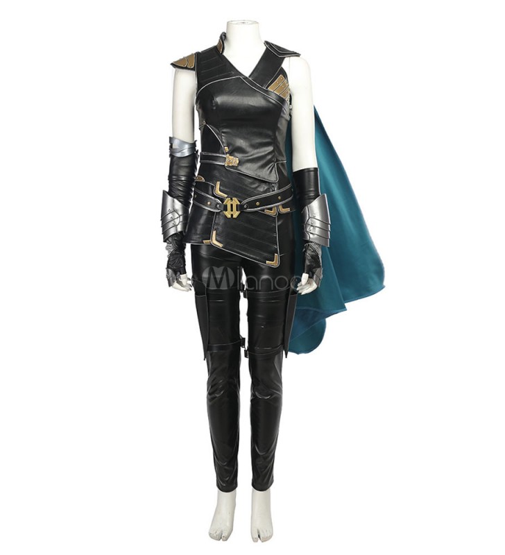 Marvel Comics pantaloniguantiaccessorigiletcinturacoprimanichemantello in pelle scamosciata set Film Costumi Cosplay Halloween
