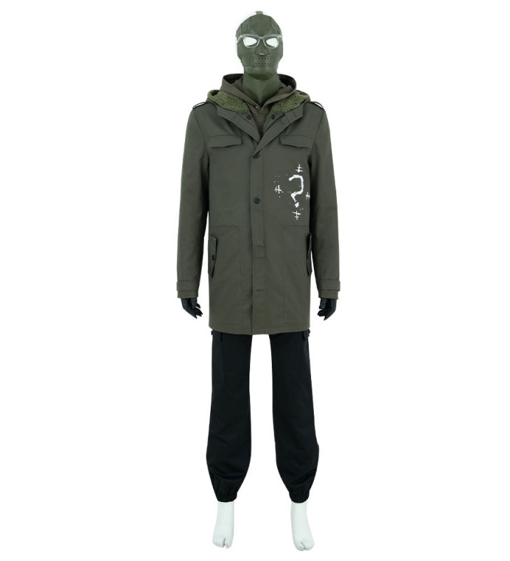 DC Comics The Batman 2023 Film Riddler Costumi Cosplay e occhiali senza scarpe Halloween