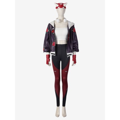 Overwatch 2 OW Kiriko Costumi Cosplay Carnevale Halloween