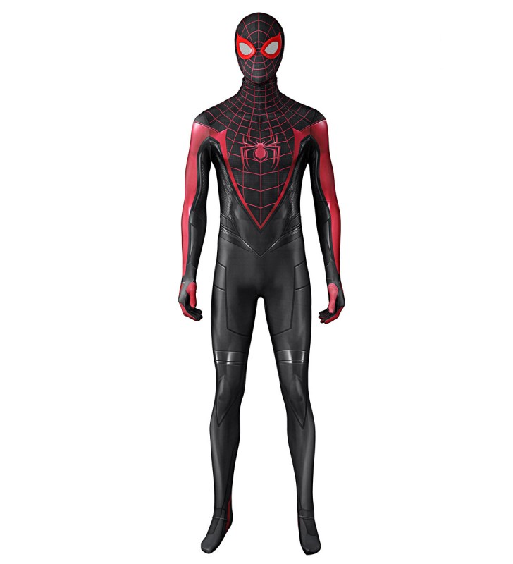 Costumi unisex Spiderman Costumi in fibra di poliestere per adulti Cappuccio per tutto il corpo Lycra Spandex
