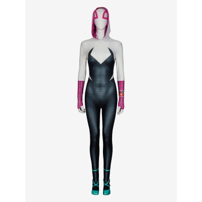 Tuta cosplay Marvel Comics SpiderMan SpiderGwen Carnevale