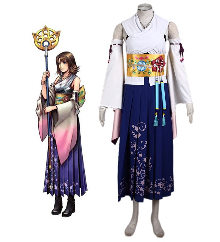 Final Fantasy di Yuna Costumi Cosplay Carnevale Halloween