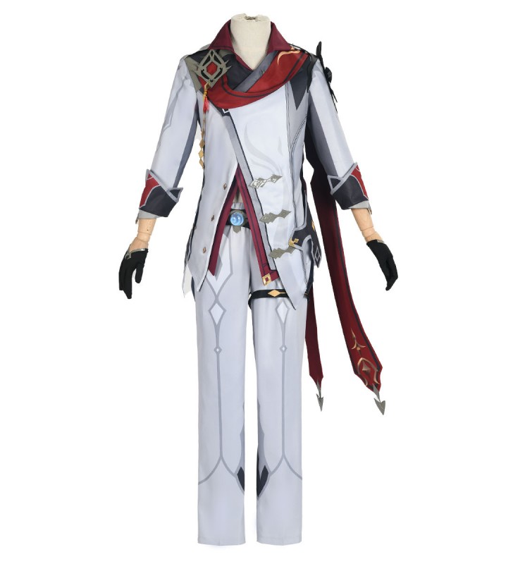 Genshin Impact Tartaglia Ajax Set Poliestere Gioco Cosplay Costumi Cosplay Halloween