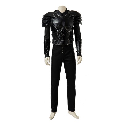 The Witcher Black Cosplay Costume Poliestere TV DRAMA Set completo Costumi Cosplay Halloween