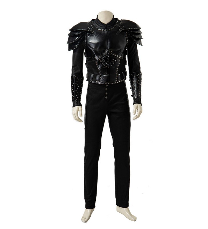The Witcher Black Cosplay Costume Poliestere TV DRAMA Set completo Costumi Cosplay Halloween
