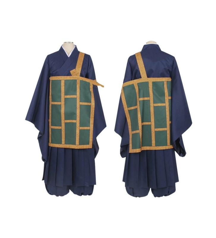Jujutsu Kaisen Geto Suguru Dark Navy Japanese Kasaya Anime Costume Set completo Costumi Cosplay
