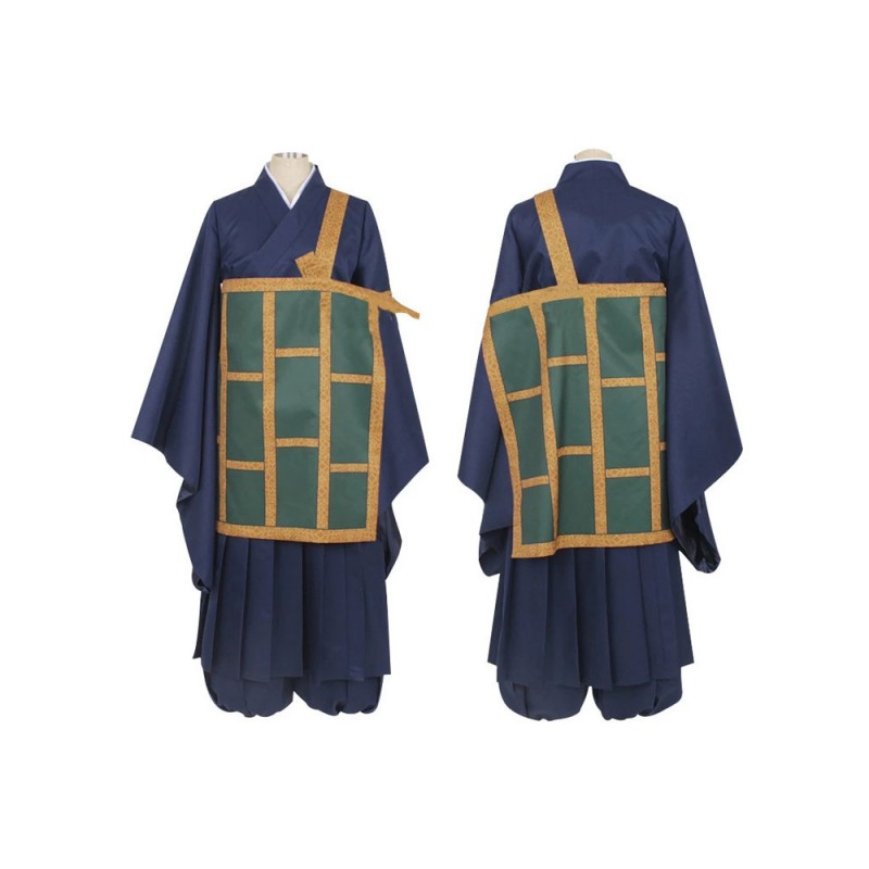 Jujutsu Kaisen Geto Suguru Dark Navy Japanese Kasaya Anime Costume Set completo Costumi Cosplay