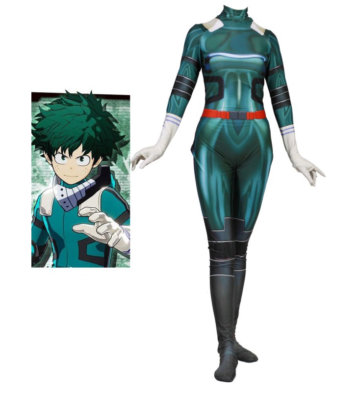My Hero Academia Deku Cosplay Izuku Midoriya Tuta Costumi Cosplay