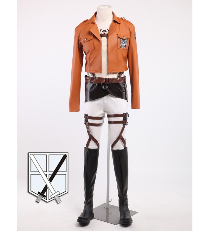 Costume Carnevale elegante per l'attacco dei giganti di Eren Jaeger Costumi Cosplay