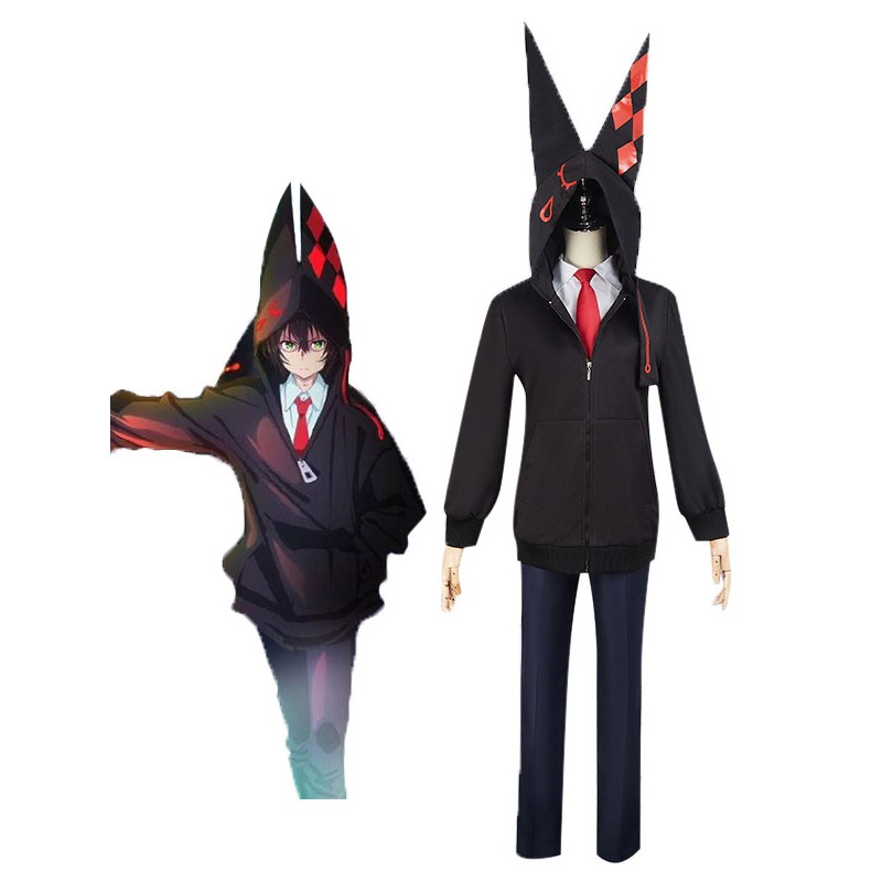 Costruisci Divide Teruto Kurabe Poliestere Costume Rosso Set Completo Costumi Cosplay Carnevale