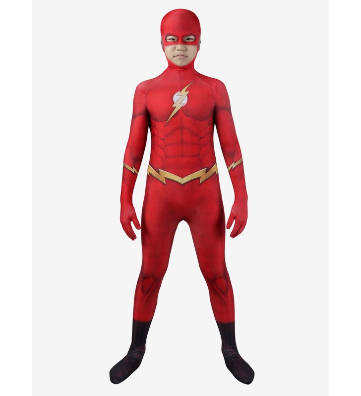 DC Comics The Flash stagione 8 Jason Garrick Kid Cosplay Suit Halloween