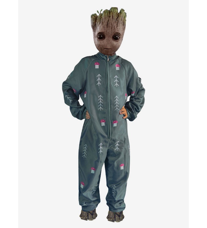 Marvel Comics Guardiani della Galassia Groot Kid Costumi Cosplay senza Maschera Carnevale
