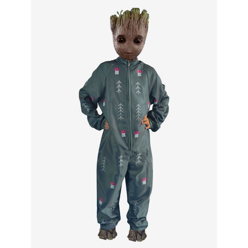 Marvel Comics Guardiani della Galassia Groot Kid Costumi Cosplay senza Maschera Carnevale