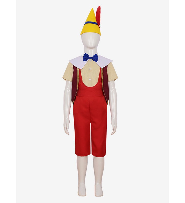 Le avventure di Pinocchio Cosplay Kid Pinocchio Cosplay Set Carnevale