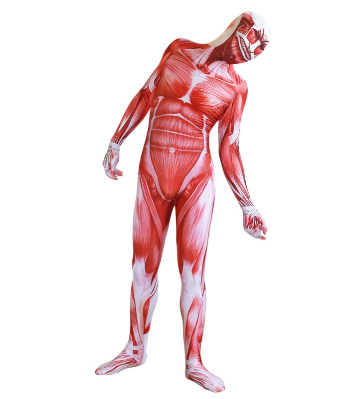 Costume Carnevale Cosplay Cosplay Attack On Titan Lycra Spandex Tuta Cosplay Carnevale Halloween