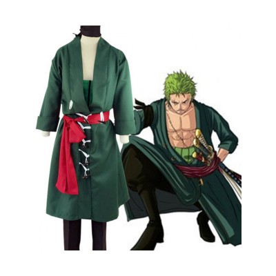 COSTUMENTO COSTUME ONE PIETTO SET POLY/COTON BLEND RORONOA ZORO Halloween