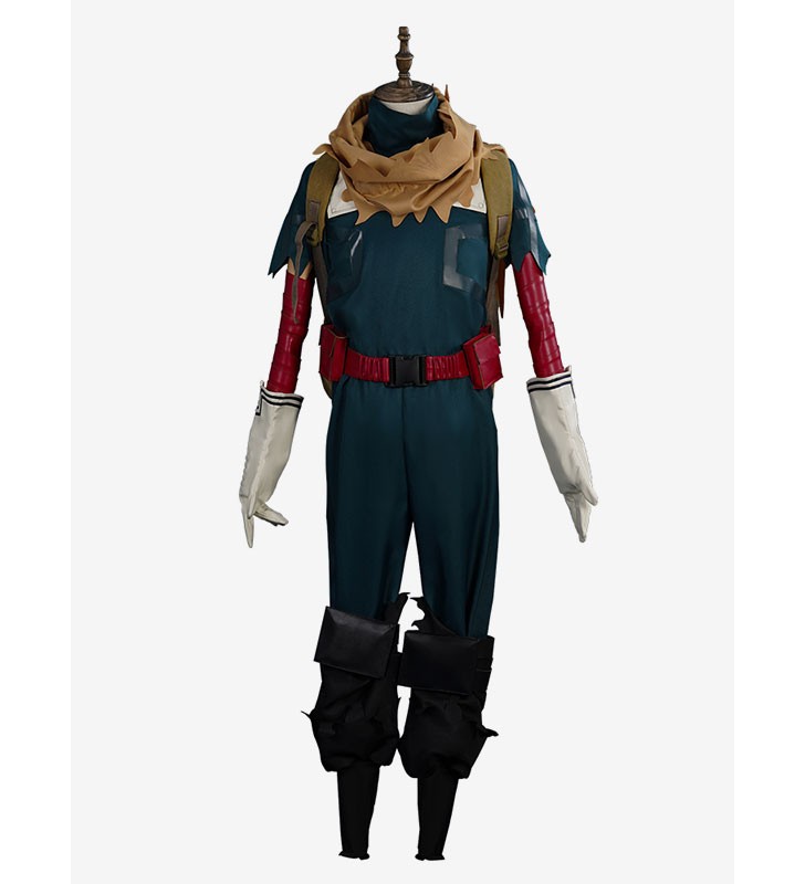 My Hero Academia Midoriya Izuku Deku intero con borsa Costumi Cosplay Carnevale Halloween