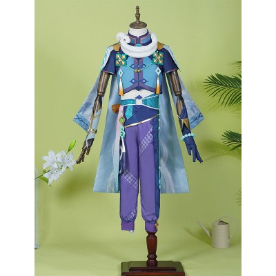 Genshin Impact Baizhu Costumi Cosplay Carnevale Halloween