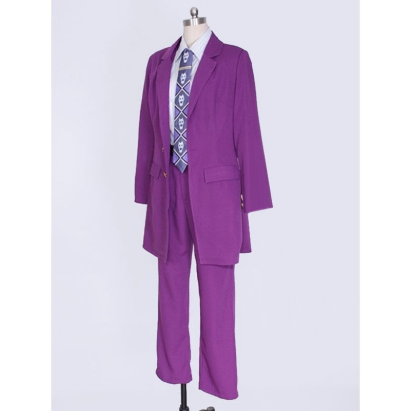 Cravate JoJo's Bizarre Adventure Kira Yoshikage - Jaune, Neuve Avec étiquettes, Déguisement Cosplay