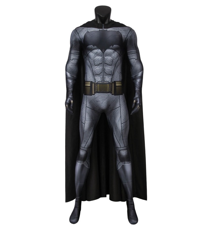 Batman DC Comics Tuta Bruce Wayne Justice League Catsuit Costumi Cosplay Halloween